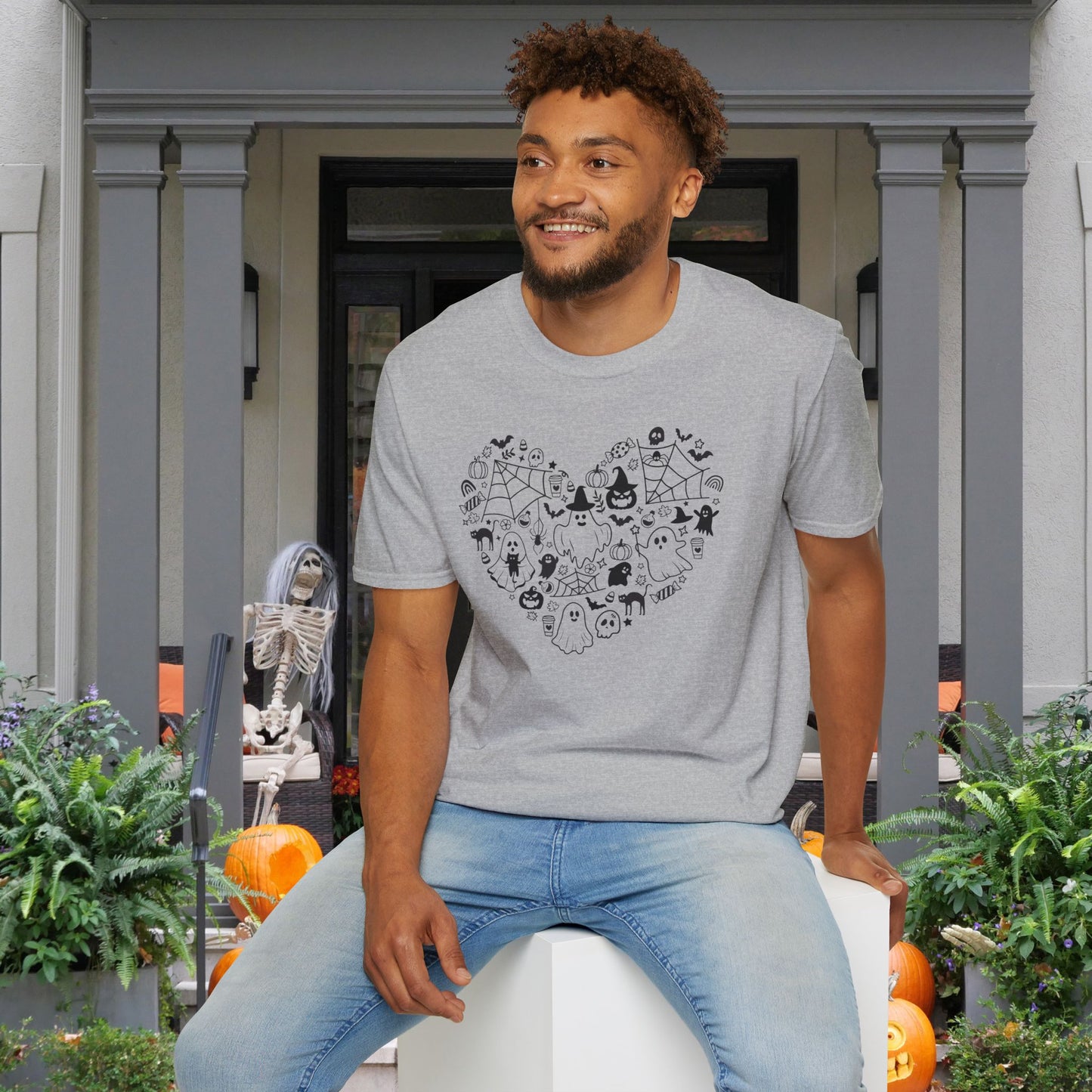 Halloween Love Adult T-shirt