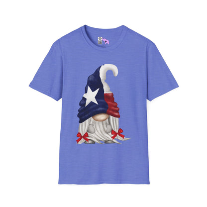 Texas Girl Gnome Adult T-shirt