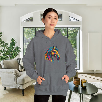 Colorful Horse Heavy Blend™ Hooded Sweatshirt
