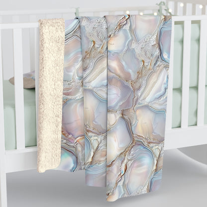 Opalescent Dreams Sherpa Fleece Blanket