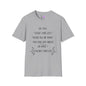 Couldn't Care Less Grammar T-shirt