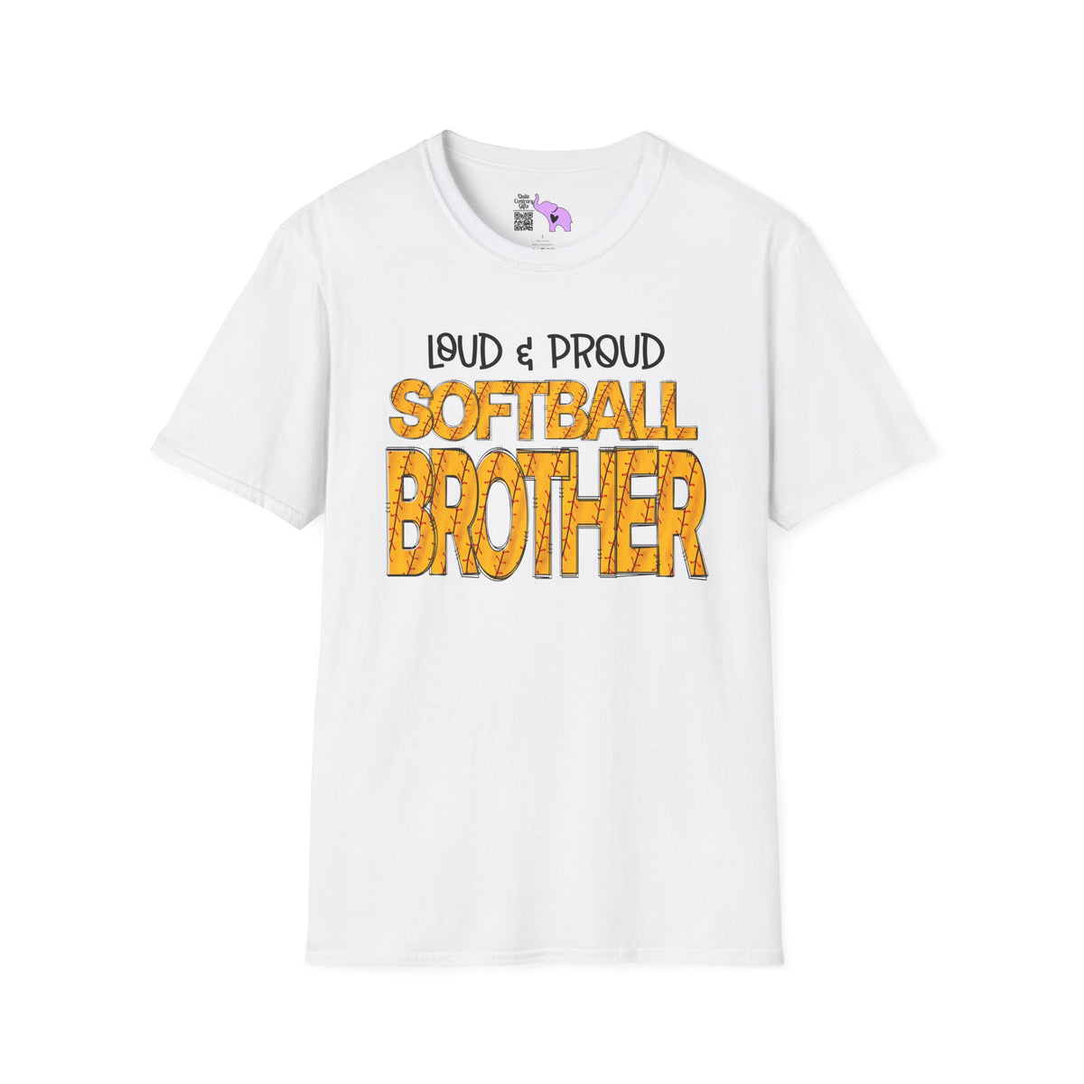Loud & Proud Softball Brother Adult T-shirt