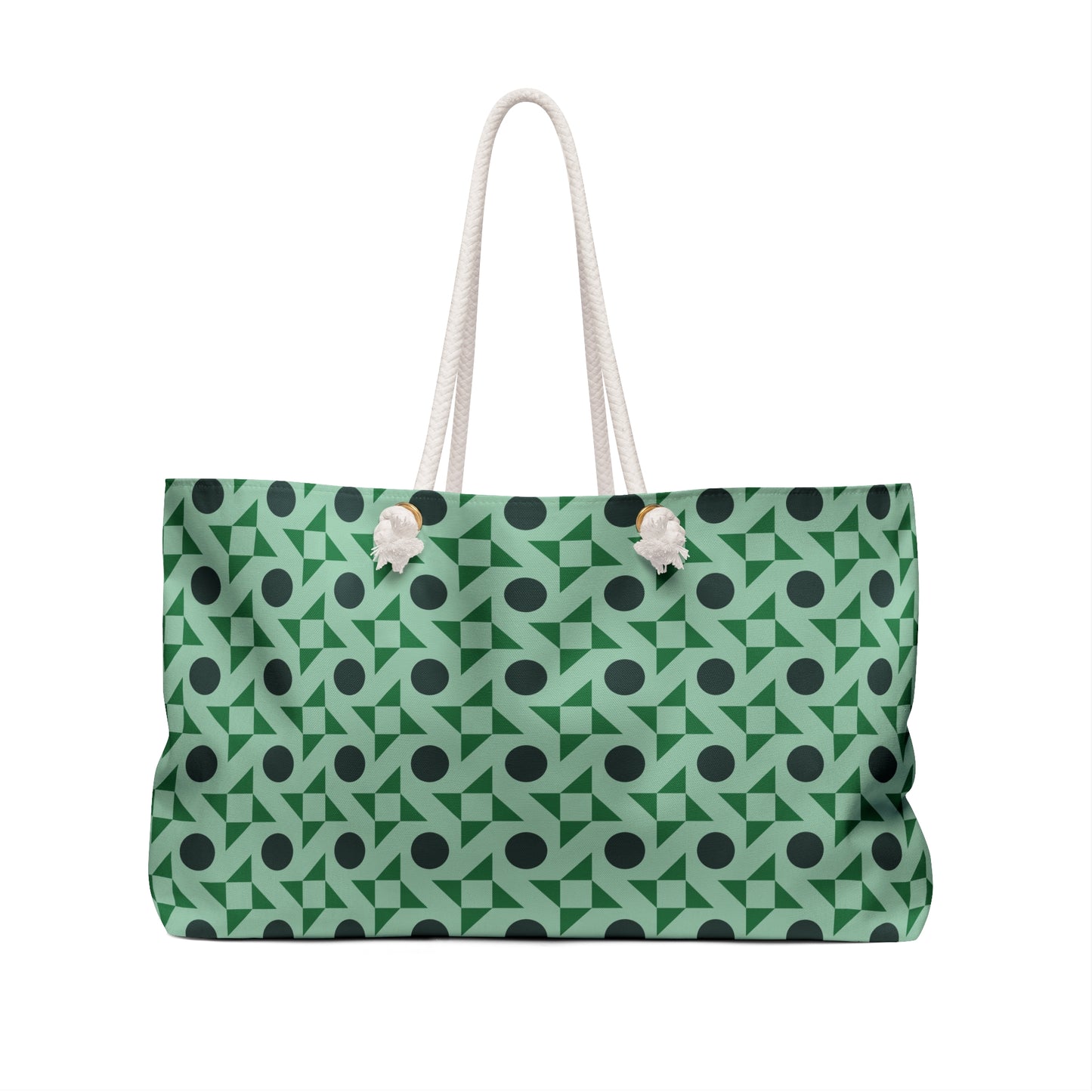 Emerald Pinwheels Weekender Bag