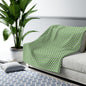 Emerald Star Garden Fleece Blanket
