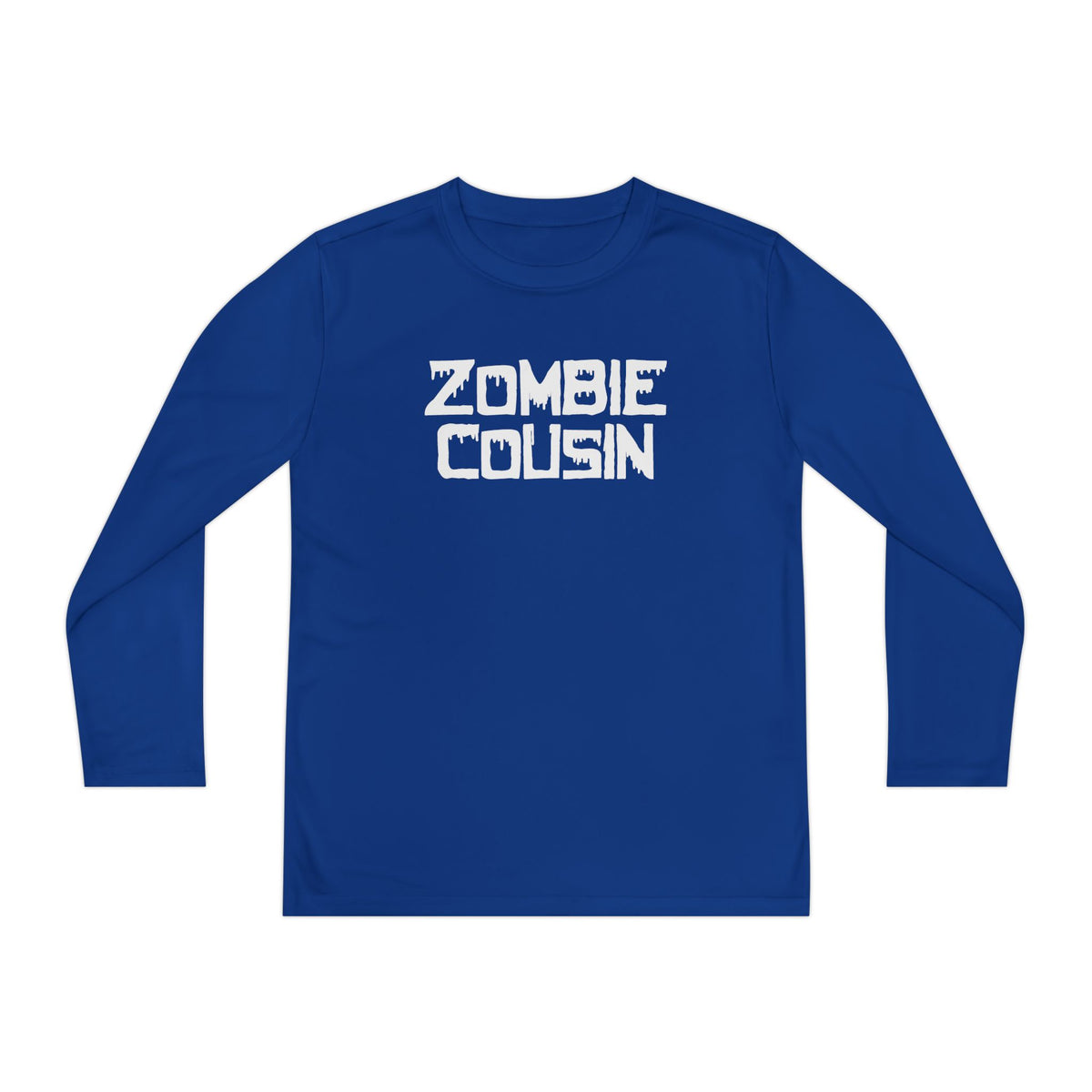 ""Zombie Cousin Youth Long Sleeve Tee