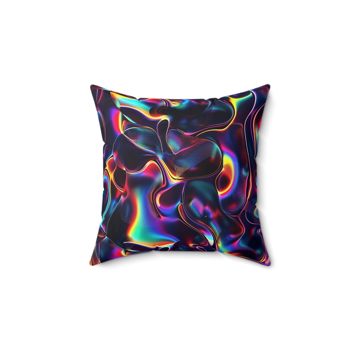 Holographic Mirage Throw Pillow