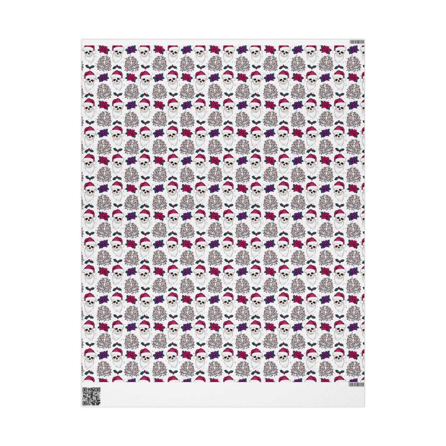 Santa Skull Wrapping Paper