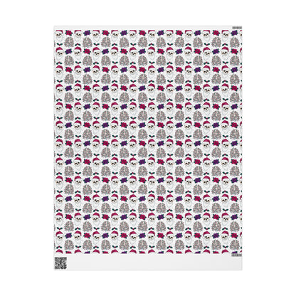 Santa Skull Wrapping Paper