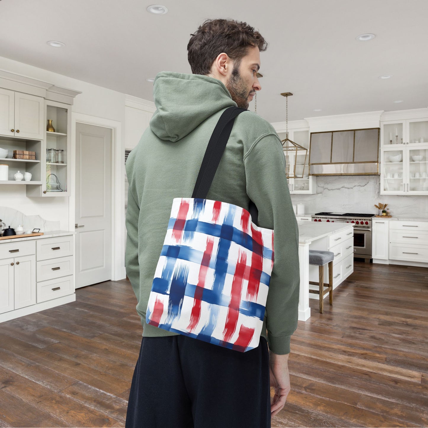 LIberty Strokes Canvas Tote Bag