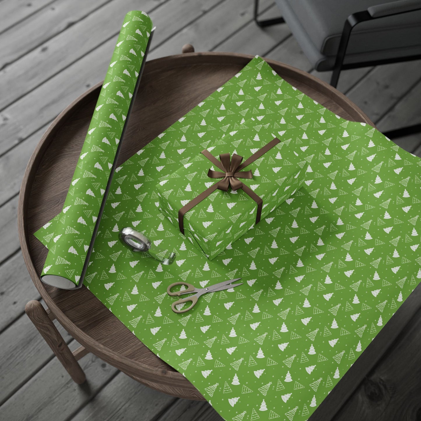 Evergreen Cheer Wrapping Paper