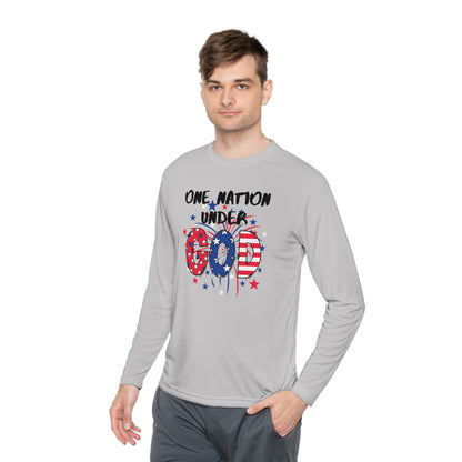 One Nation Under God Unisex Lightweight Long Sleeve Tee