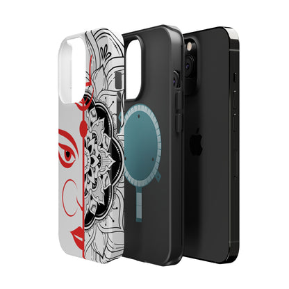 Goddess Durga Mata w/Mandala MagSafe® Compatible Tough Case for iPhone