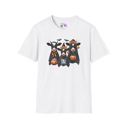 Trick or Treating Cows Adult T-shirt
