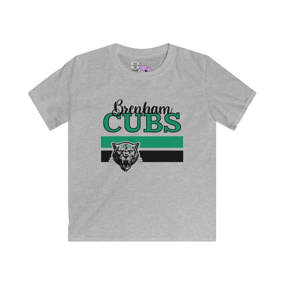 Brenham Cubs w/Mascot & Stripes Youth Softstyle Tee