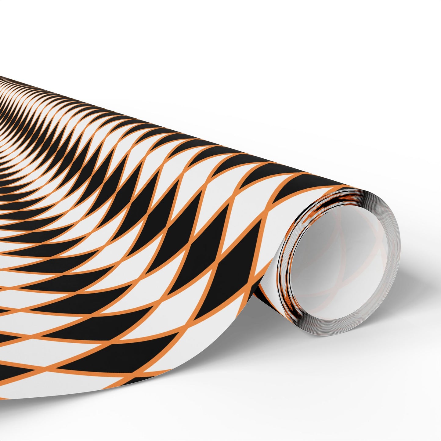 Midnight Ember Harlequin Wrapping Paper
