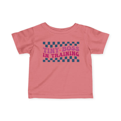 Tiny Boss In Training Infant Soft T-Shirt