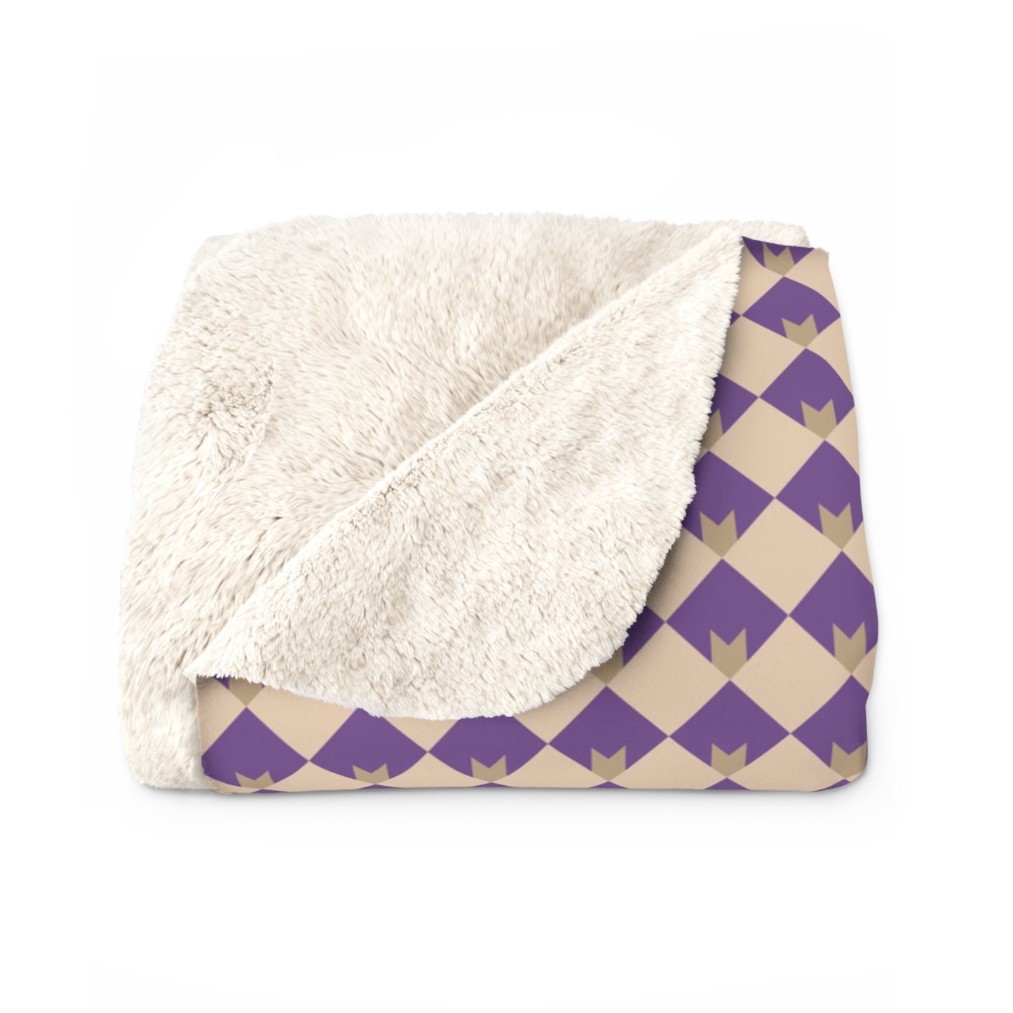 Diamond Bloom-Amethyst & Cream Basic Bedding Set