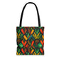 Kujichagulia Waves Canvas Tote Bag