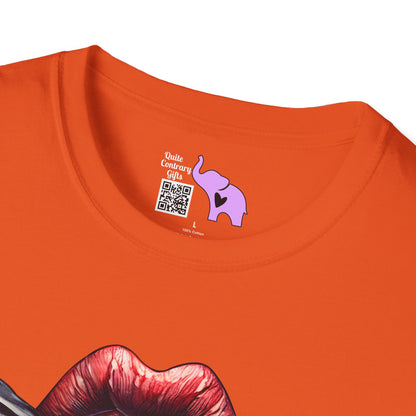 Vampire Mouth Adult T-shirt