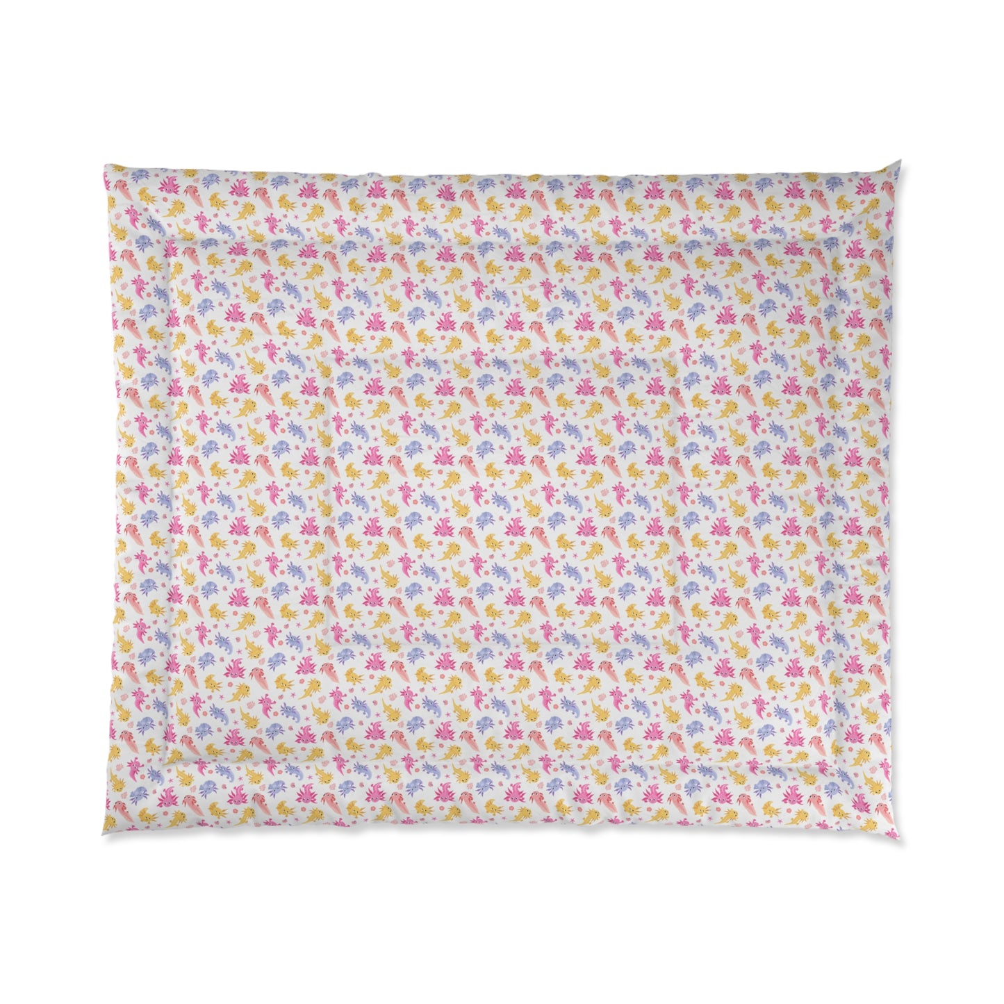 Axolotl Whimsy Comforter