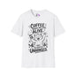 ""Coffee Makes Me Feel Alive and Slightly Unhinged (Cat) Adult T-shirt