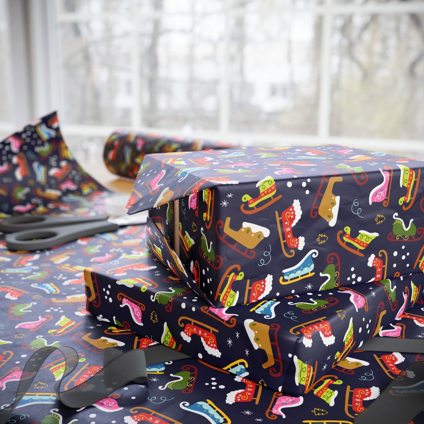 Sleigh All Day Wrapping Paper