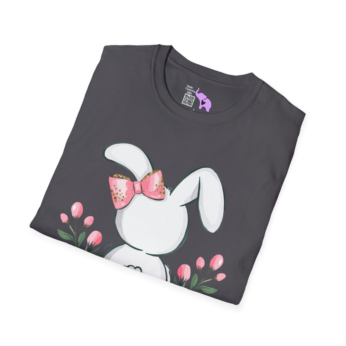 Happy Easter (Bunny Tail) Adult T-shirt