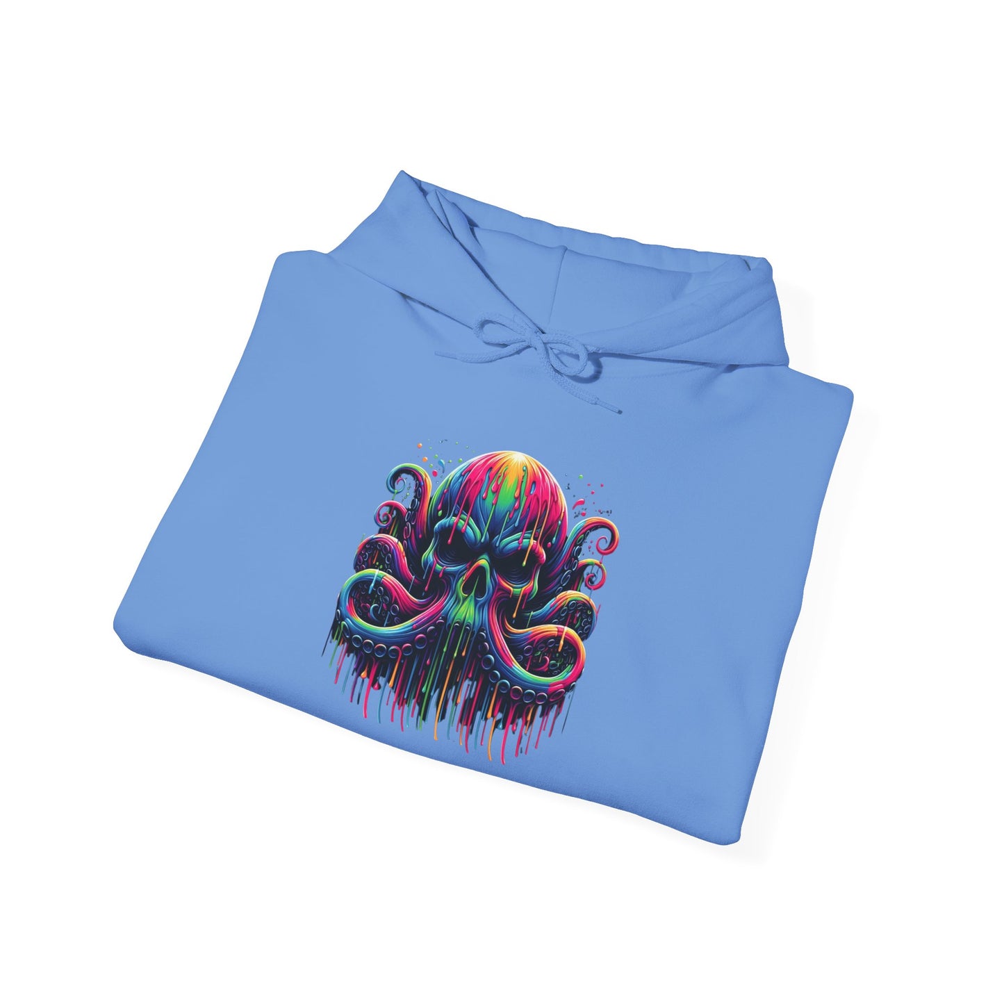 Colorful Skeleton Octopus Heavy Blend™ Hooded Sweatshirt