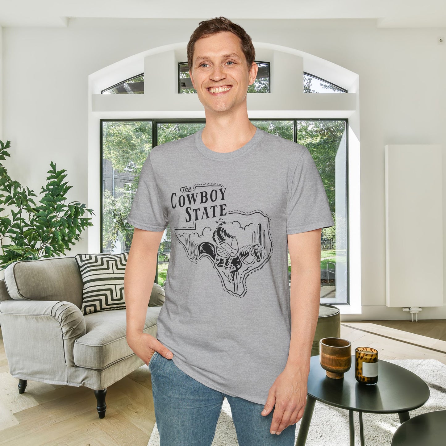 Texas The Cowboy State Adult T-shirt