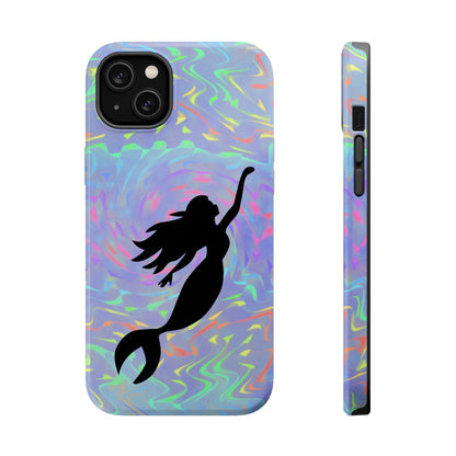 Mermaid Silhouette MagSafe® Compatible Tough Case for iPhone