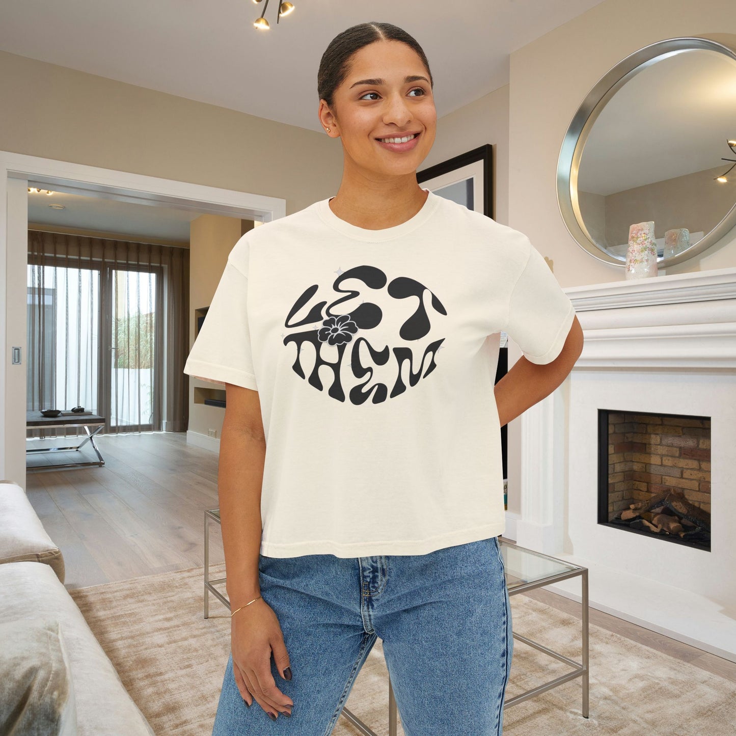 Let Them Women's Boxy Tee