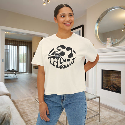 Let Them Women's Boxy Tee