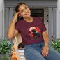 Creepy Raven with Full Moon Adult T-shirt