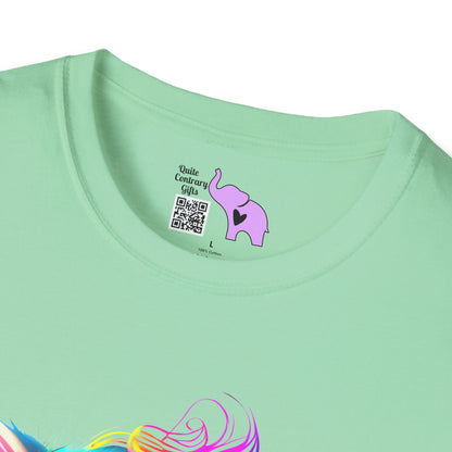 Cute Colorful Kitten Adult T-shirt
