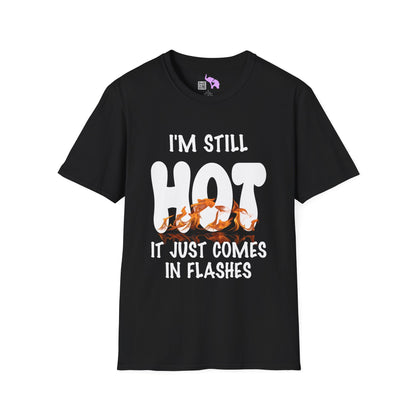 I'm Still Hot It Just Comes In Flashes Adult T-shirt
