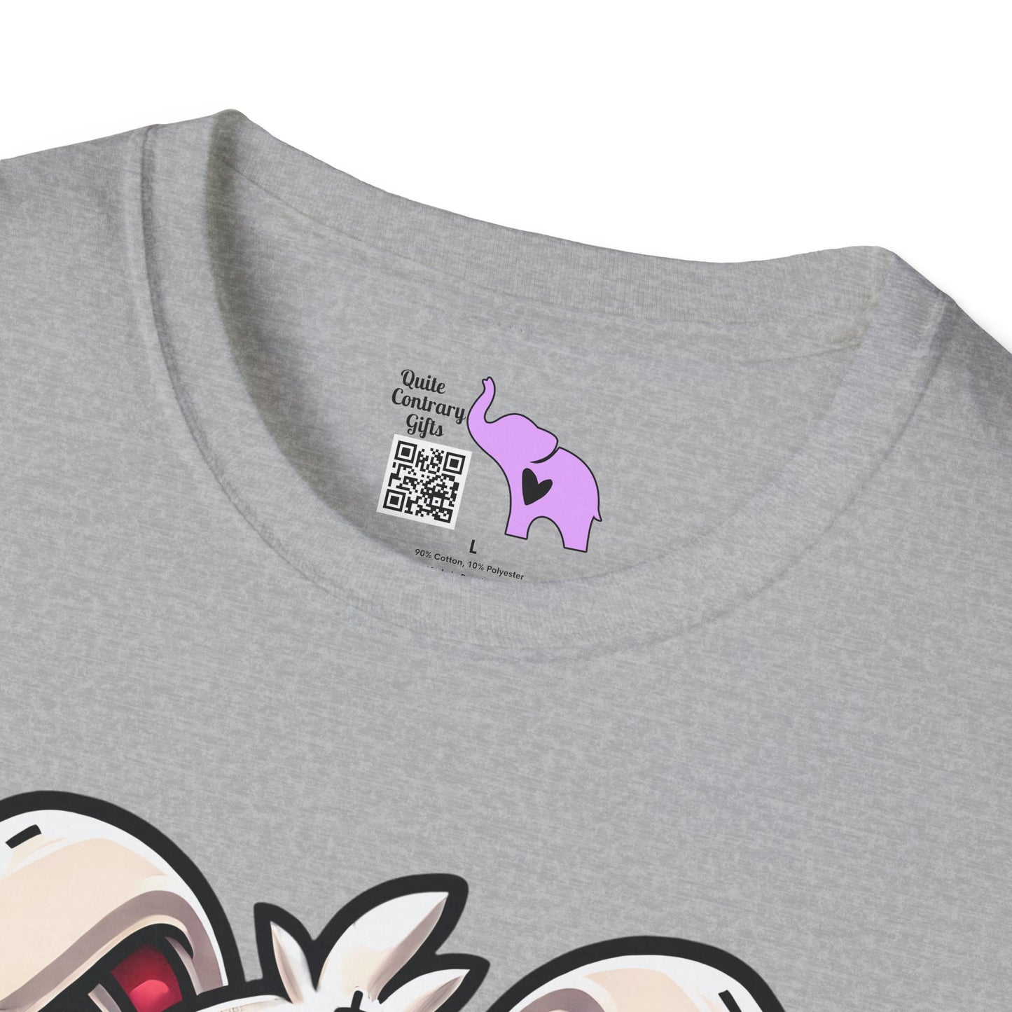 Boo You (Voodoo Bunny/Skull) Adult T-shirt