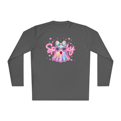 Spooky Pastel Ghost Adult Long Sleeve Tee