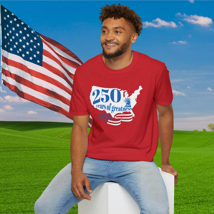 250 Years of Greatness Adult T-shirt