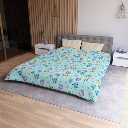 Robo Galaxy Giggles Microfiber Duvet Cover