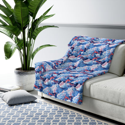 Azure Kumo Flow Basic Bedding Set