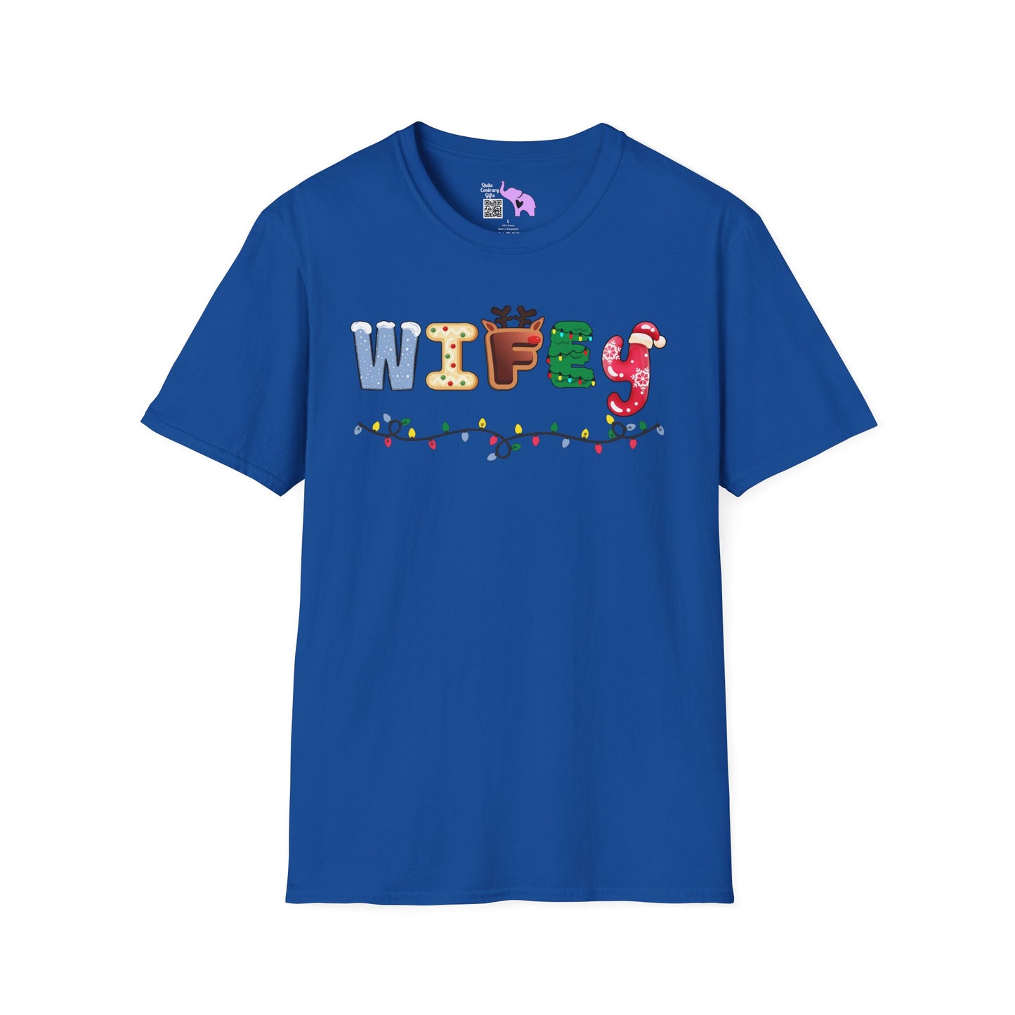 Christmas Wifey Adult T-shirt