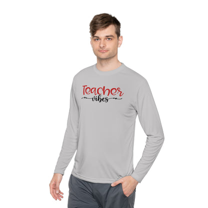 Teacher Vibes Adult Long Sleeve Tee