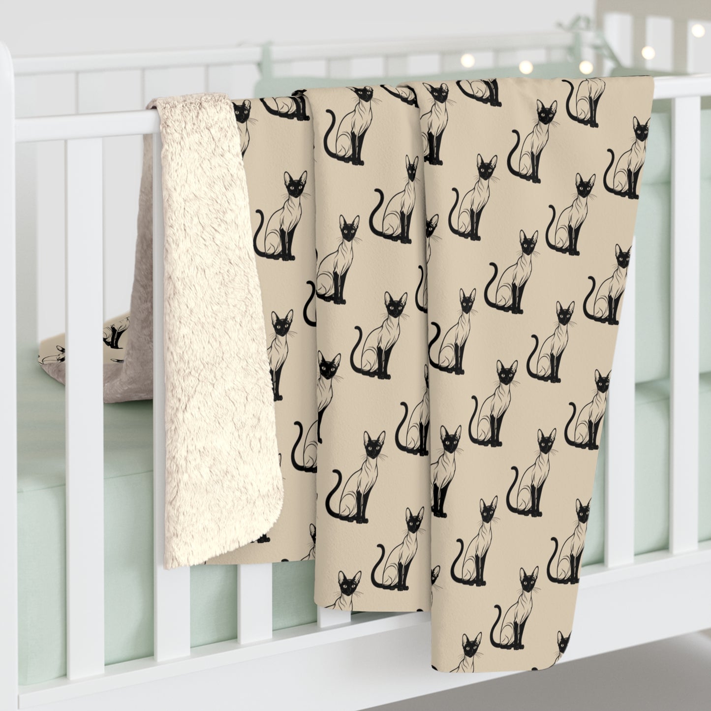 Siamese Charm – Sandy Dune Fleece Blanket