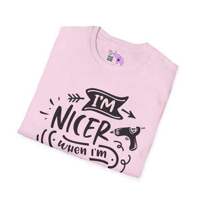 I'm Nicer When I'm Crafting Adult T-shirt