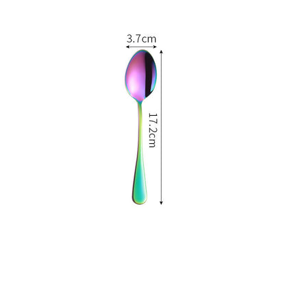 Iridescent Stainless Steel Tableware Set
