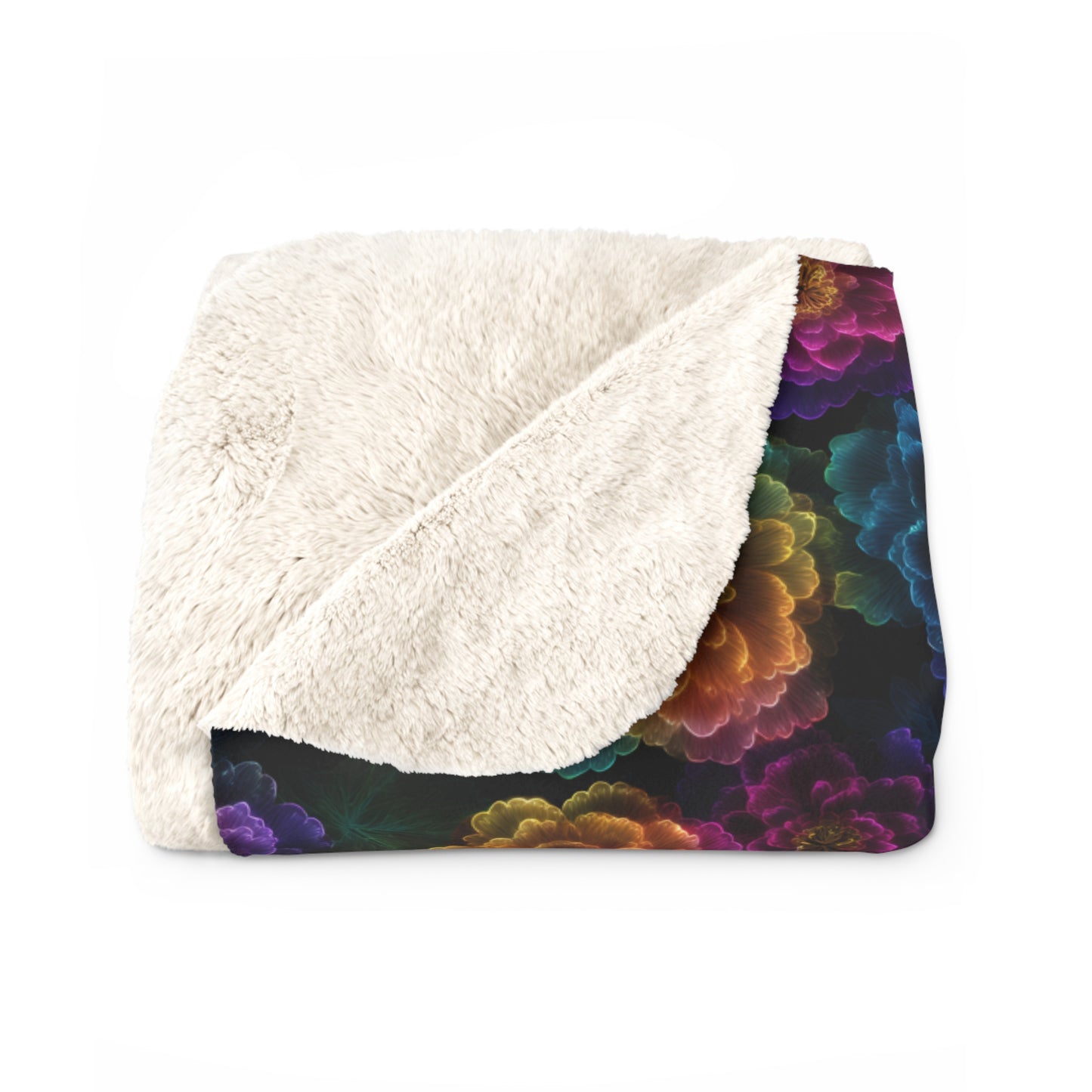 Neon Whisper Blooms Basic Bedding Set
