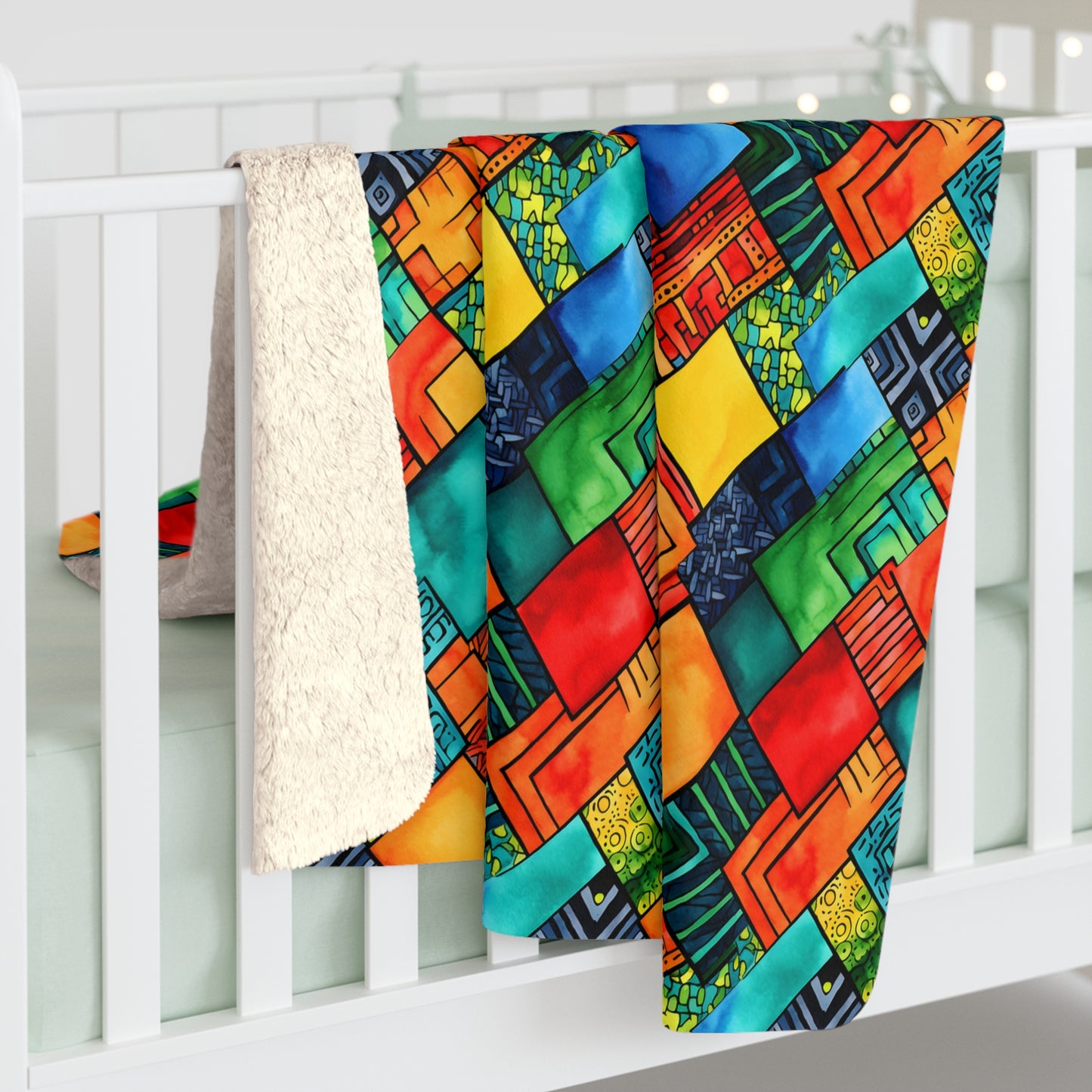 Heritage Pulse Sherpa Fleece Blanket