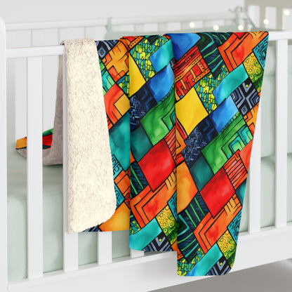 Heritage Pulse Sherpa Fleece Blanket