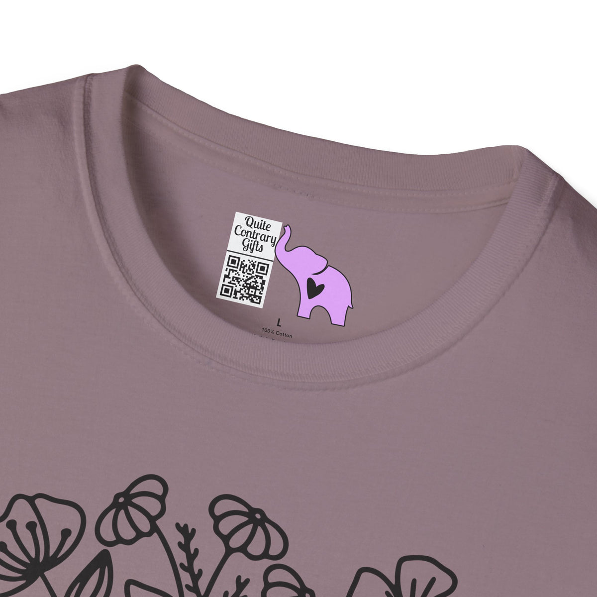 Just One More Chapter (Flowers and Open Book) Adult T-shirt