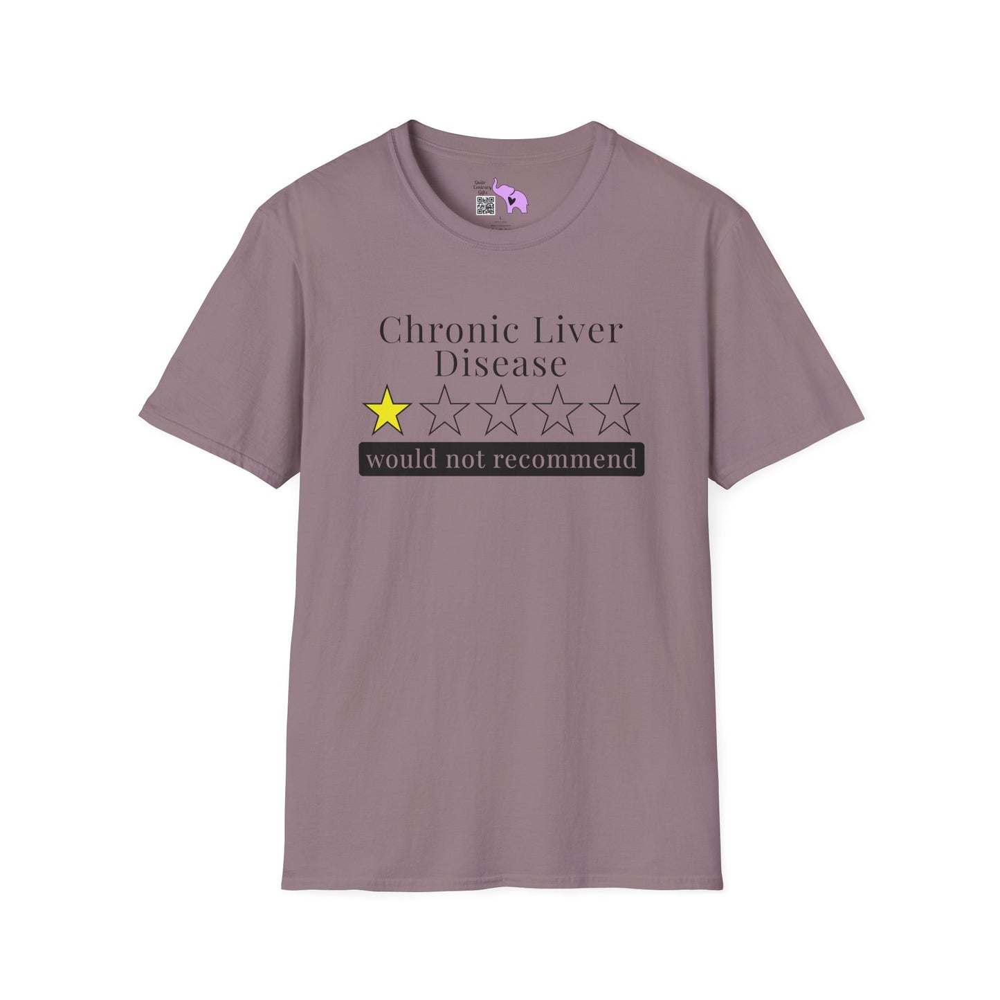 Chronic Liver Disease 1 Star Would Not Recommend Adult T-shirt